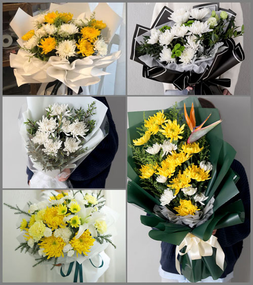 广东梅州市丰顺县丰良镇下山村白事花束代送